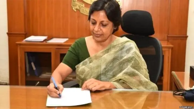 ਪੰਜਾਬ ਦੀ ਮੁੱਖ ਸਕੱਤਰ ਵਿਨੀ ਮਹਾਜਨ