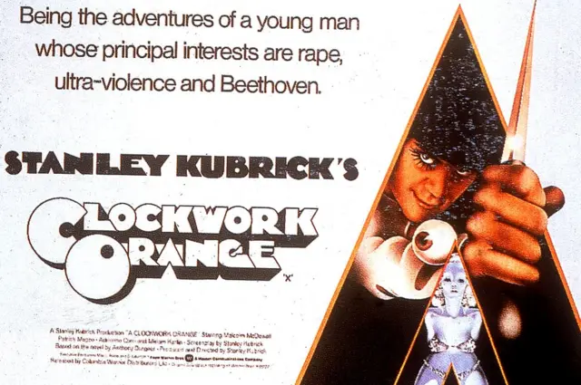 Afiche de La Naranja Mecánica