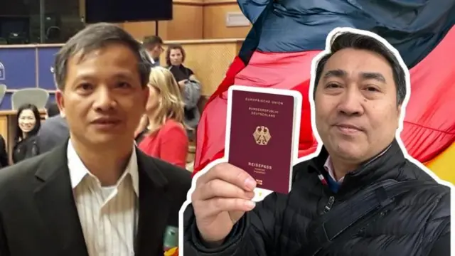 Ông Nguyễn Văn Đài (trái) và ông Lê Trung Khoa