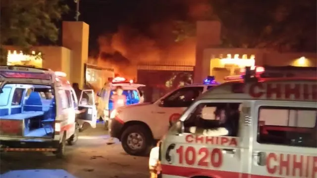 د چاودنې مړي او ټپیان ولسي روغتون ته لېږدول شوي دي.