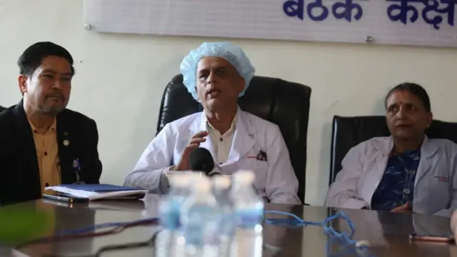 गणेश नेपालीको स्वास्थ्य अवस्थाबारे बोल्दै वीर अस्पतालका चिकित्सकहरू