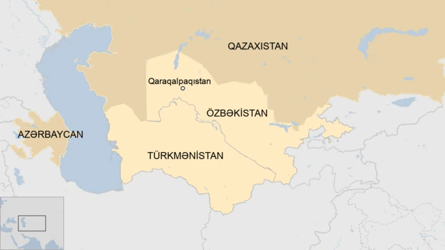 Özbəkistanın tərkibindəki Qaraqalpaqıstan muxtar respublikası