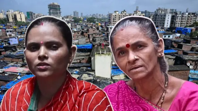 મુંબઈની ધારાવીની ઝૂંપડપટ્ટી