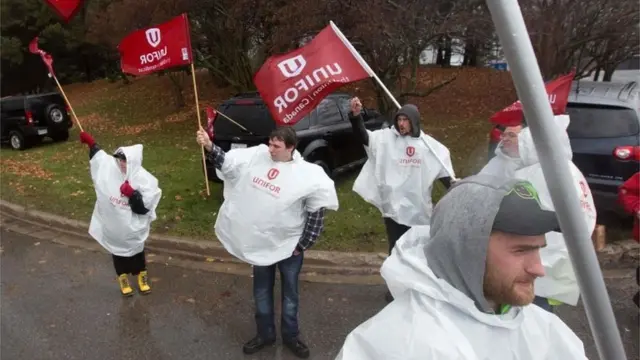 Protesta en Canadá