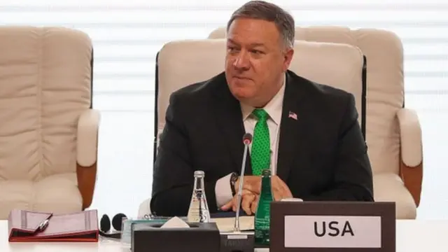 د امریکا د بهرنیو چارو وزیر مایک پومپیو غونډې ته وویل، په راتلونکو میاشتو کې به په هغو مسایلو خبرې وکړو چې په تېرو کې ترې تیر شوي یو