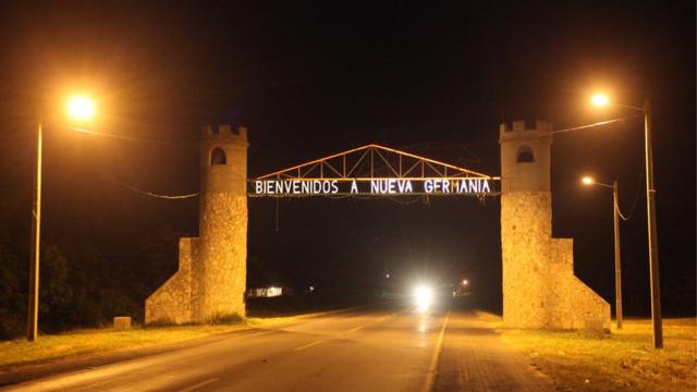 Entrada a Nueva Germania