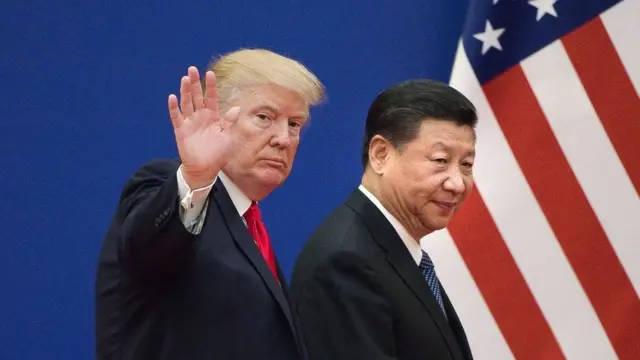 Donald Trump e Xi Jinping.