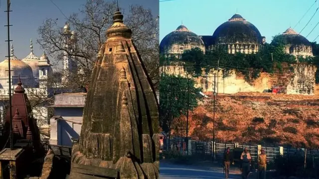 ज्ञानवापी मशिद आणि बाबरी मशिद