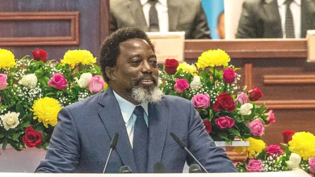Hari ubwoba bw'uko hoba amahano muri Kongo, Prezida Kabila asubiye kwitoza