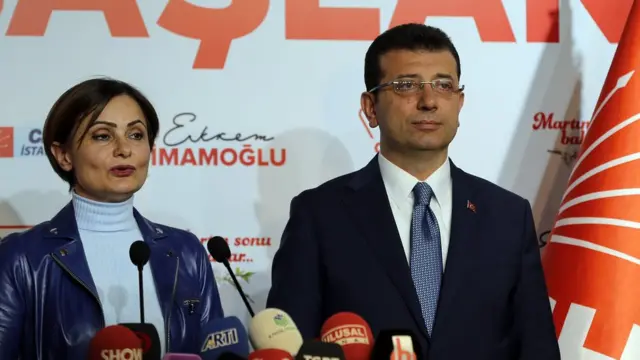 Canan Kaftancıoğlu ve Ekrem İmamoğlu