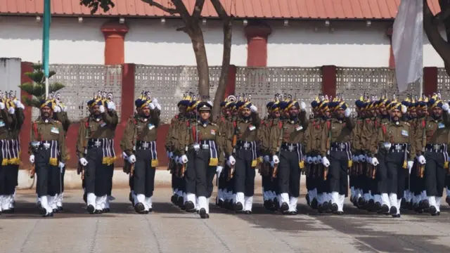 పెరేడ్ లీడ్ చేస్తున్న భావనా కస్తూరి