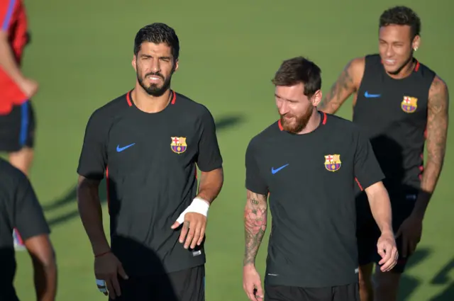 Messi, Neymar, Suarez