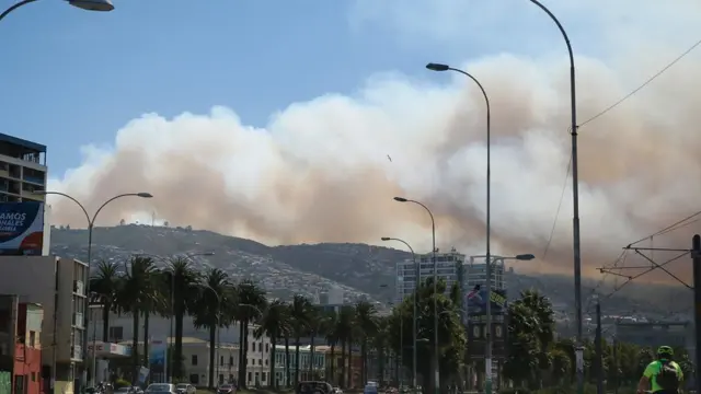 Incendio en Valparaíso