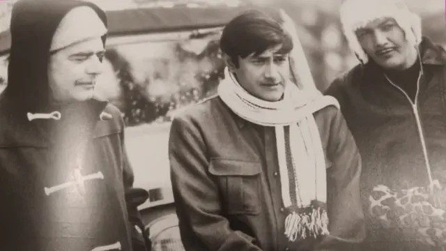 देवानंद और प्रेम चोपड़ा के साथ अजीत