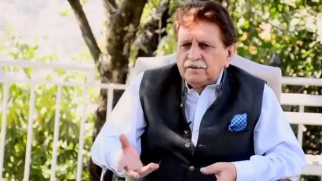 పాక్ పాలిత కశ్మీర్ ప్రధాని రాజా ఫారూక్ హైదర్