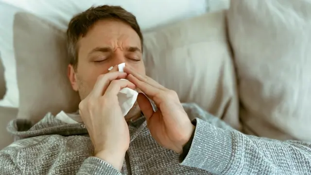 File picture of someone unwell