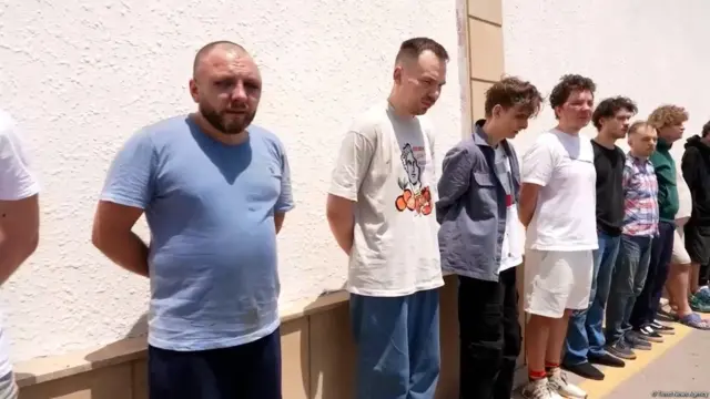 Задержанные россияне в Азербайджане