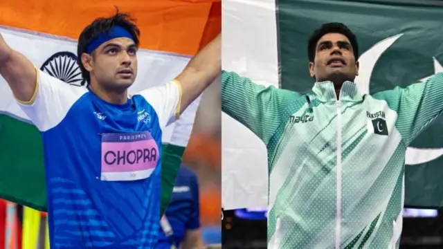 अर्शद नदीम आणि नीरज चोप्रा