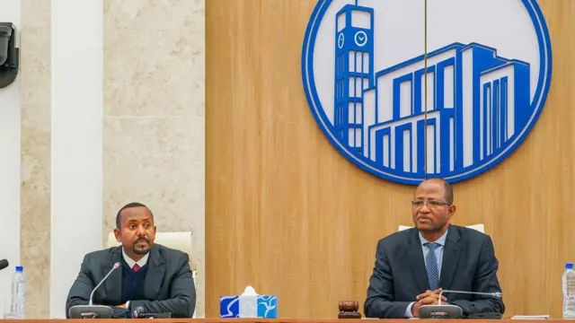 ጠቅላይ ሚኒስትር ዐቢይ አሕመድ ከምክር ቤቱ አፈ ጉባኤ ጋር 