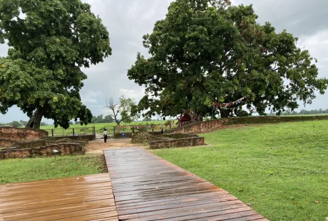 कपिलवस्तु तिलौराकोटमा रहेको पुरातात्त्विक स्थल 