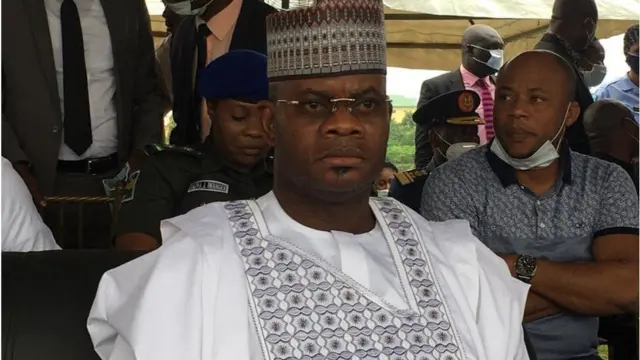 Gomina ipinlẹ Kogi, Yahaya Bello naa kopa nibi eto isinku naa.