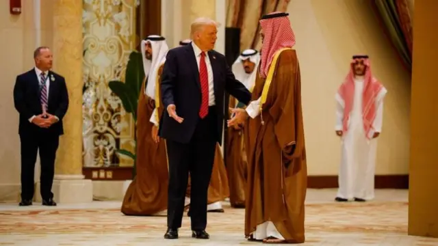 Trump y Bin Salman
