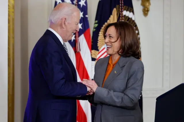 Kamla Harris e Joe Biden