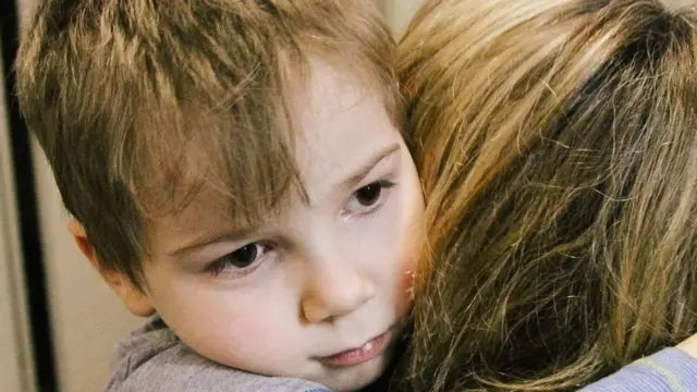 Клім з мамою