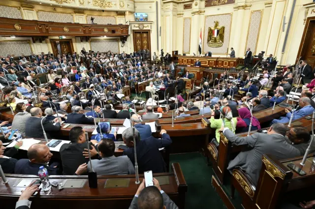 جلسة لمجلس الشعب المصري