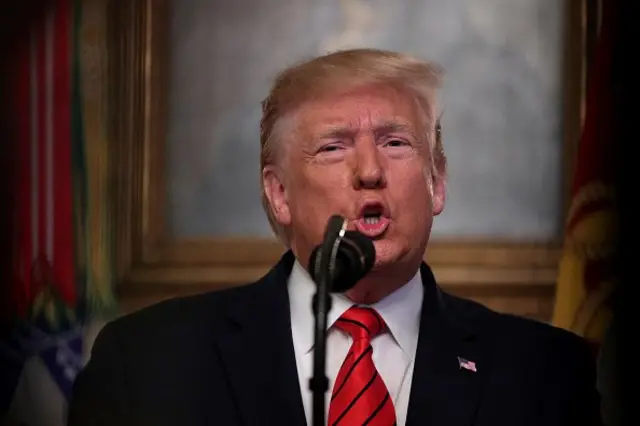 โดนัลด์ ทรัมป์ แถลงข่าวปฏิบัติการที่ทำให้ผู้นำไอเอสเสียชีวิต