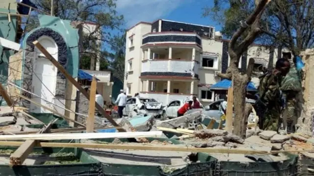 Hasara iliyosababishwa na shambulio katika mji wa Kismayo nchini Somalia