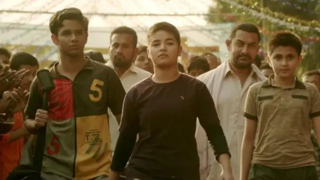 مشهد من فيلم "دانغال"