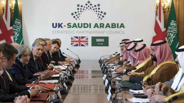 การประชุมของรัฐบาลอังกฤษและซาอุดีอาระเบีย