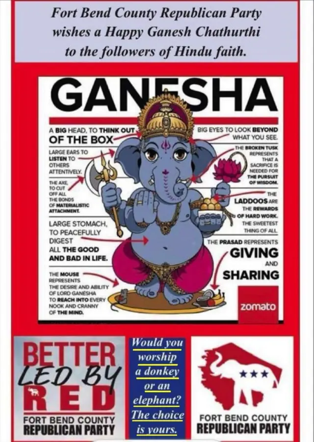 રિપબ્લિકન પાર્ટીના વિવાદાસ્પદ જાહેરાત