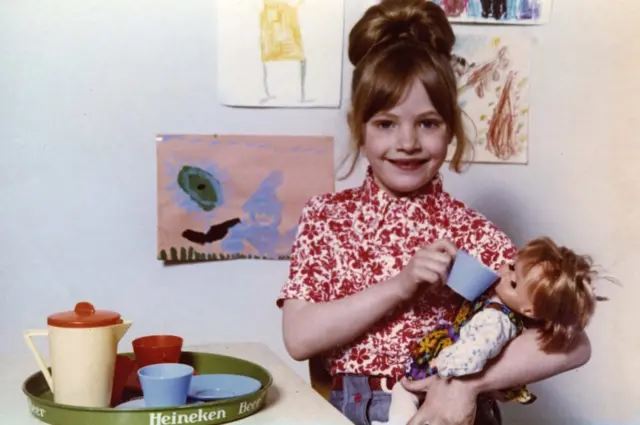 Astrid Holleeder en 1970