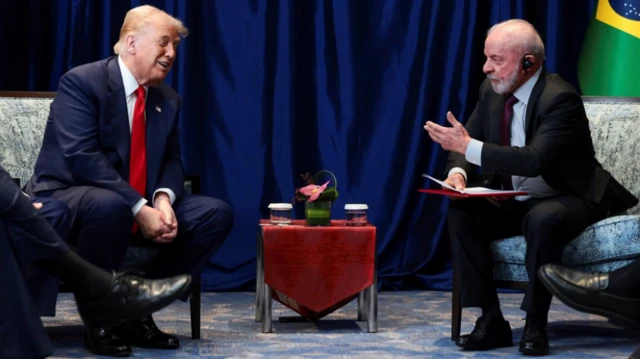 Trump e Lula em encontro bilateral na Malásia