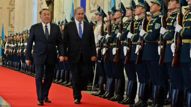 Нетаньяху и Назарбаев