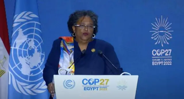 Praịm minista mba Barbados bụ Mia Mottley.