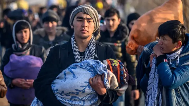 حرکت پناهجویان از ترکیه به سوی مرزهای یونان