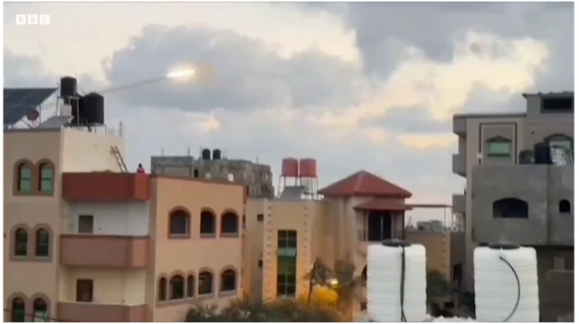 గాజా నుంచి ఇజ్రాయెల్ పైకి ప్రయోగించిన రాకెట్