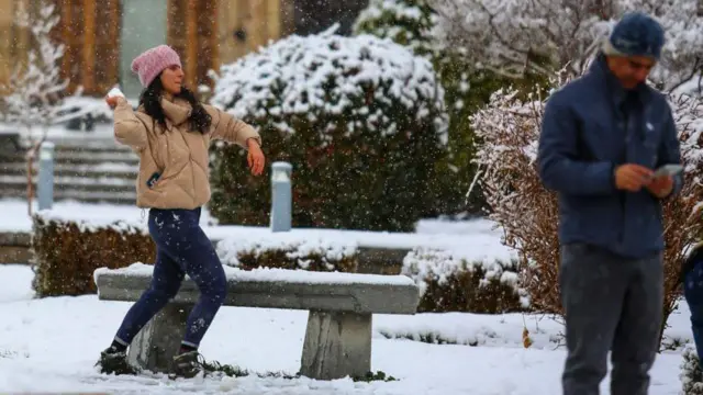 بارش برف در استانهای ایران