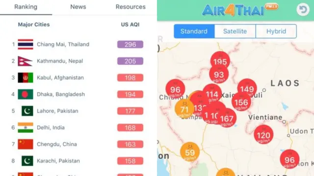 แอพตรวจวัดคุณภาพอากาศ