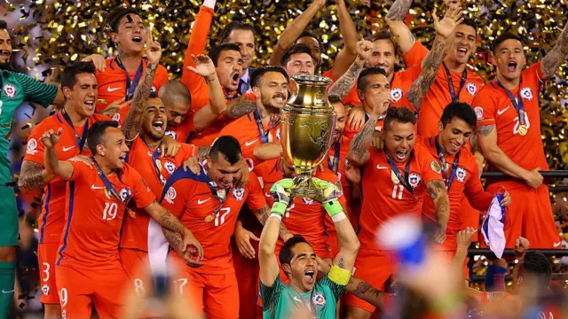 Chile celebra la Copa América