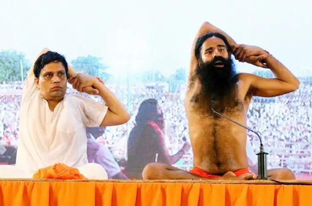 रामदेव और बालकृष्ण 