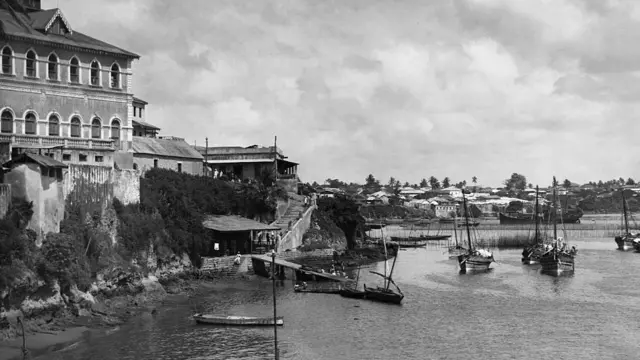 1950માં મોમ્બાસાનું બંદર