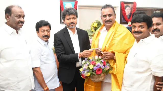ADMK, TVK, VIjay, CV Shanmugam, SP velumani, Thangamani