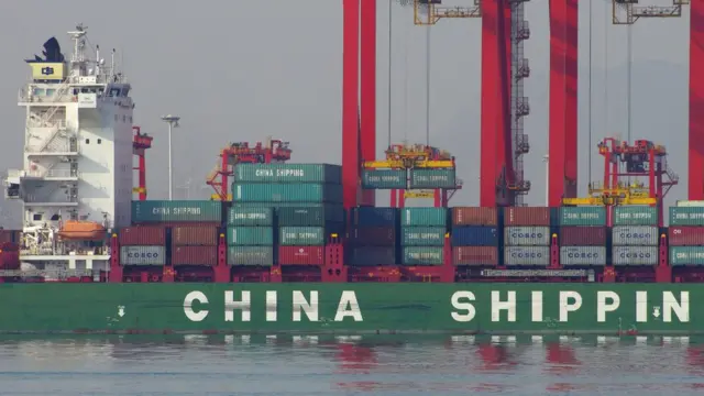 China shipping vessel
