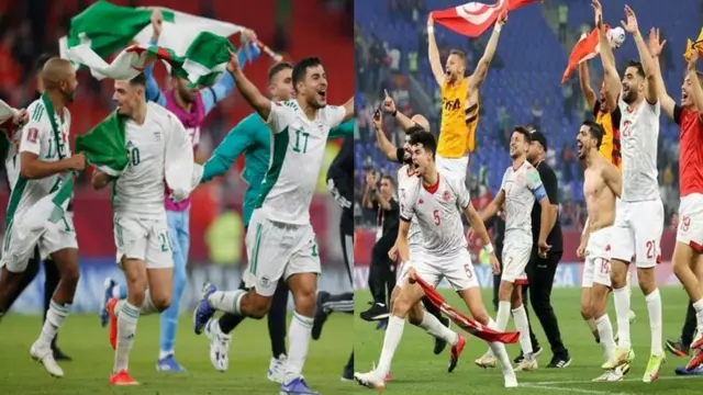 منتخبا تونس والجزائر