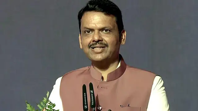 महाराष्ट्र के मुख्यमंत्री देवेंद्र फडणवीस