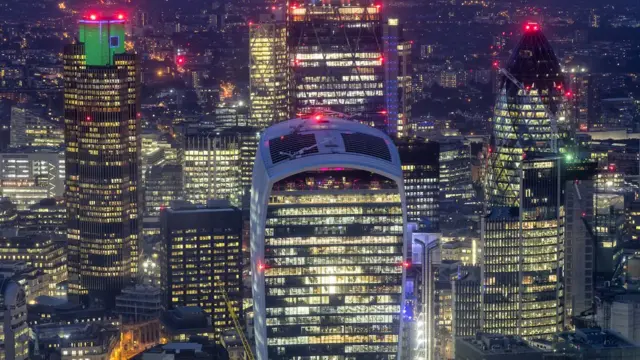 Лондонский Сити вечером